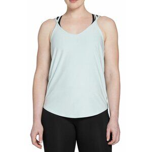 DSG‎ Strappy Movement Tank Top Cyan Glass Heather Blue Size XXL NWT
